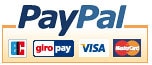 Paypal Logo in Graustufen