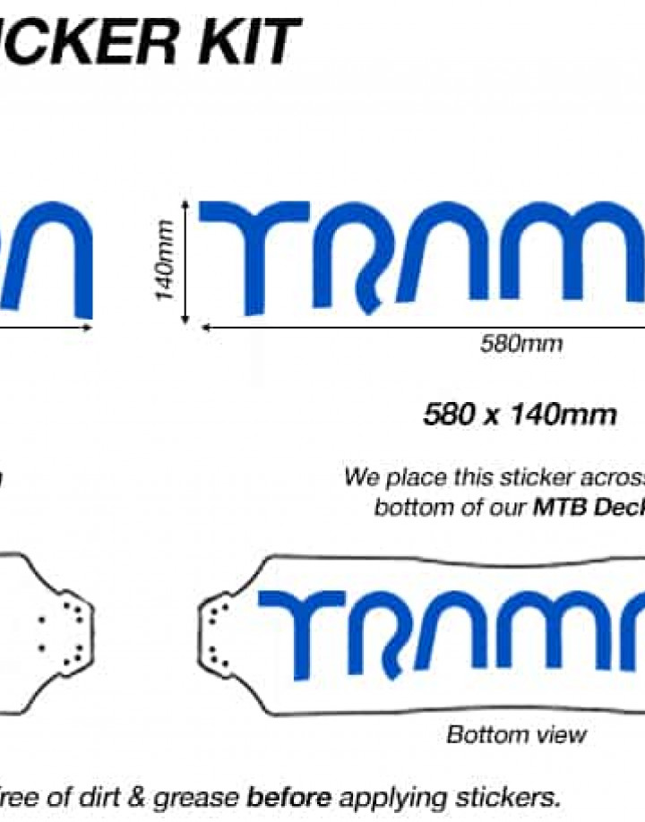 Trampa Sticker Kit for Decks